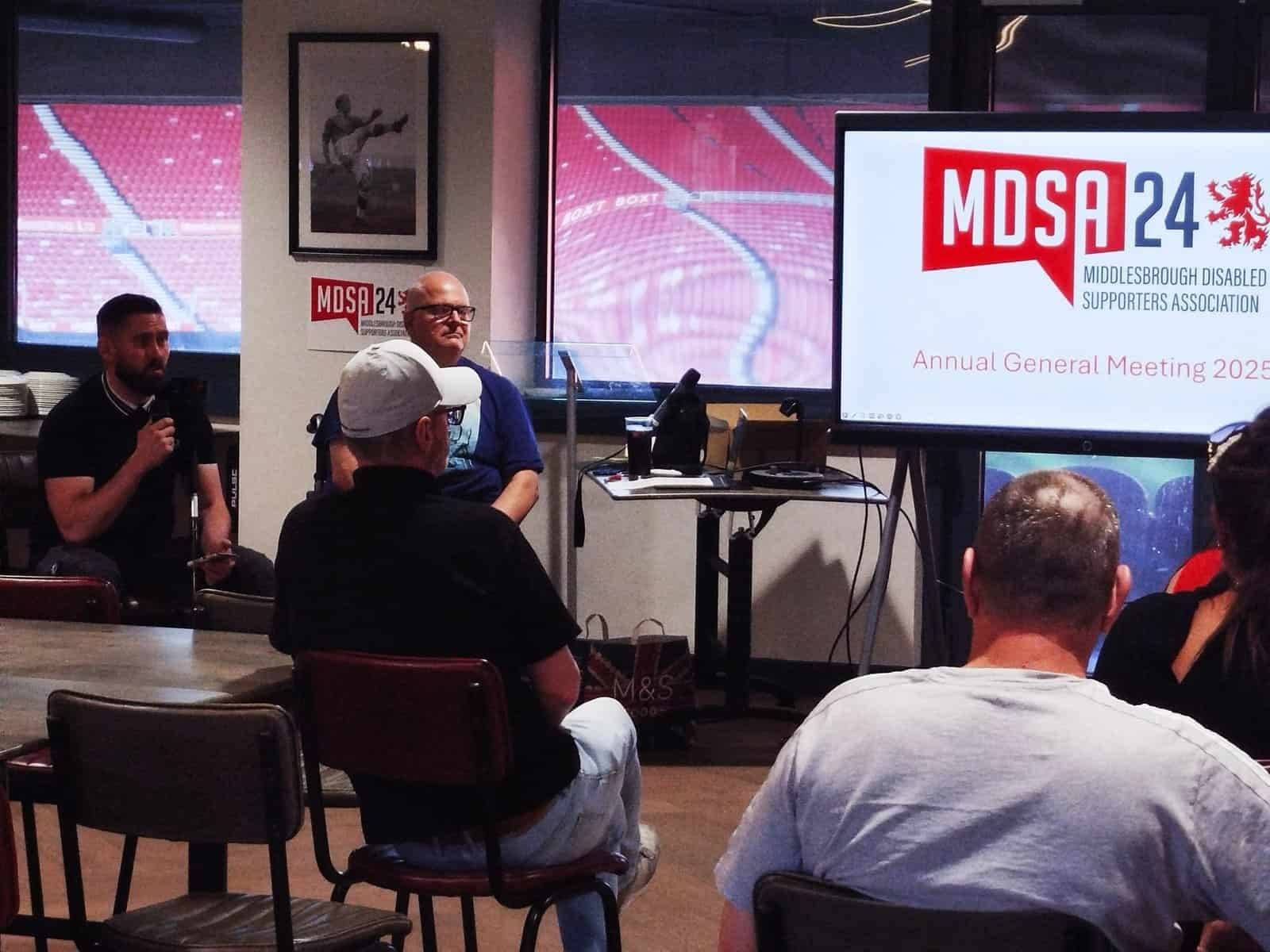 People attending the first MDSA24 AGM