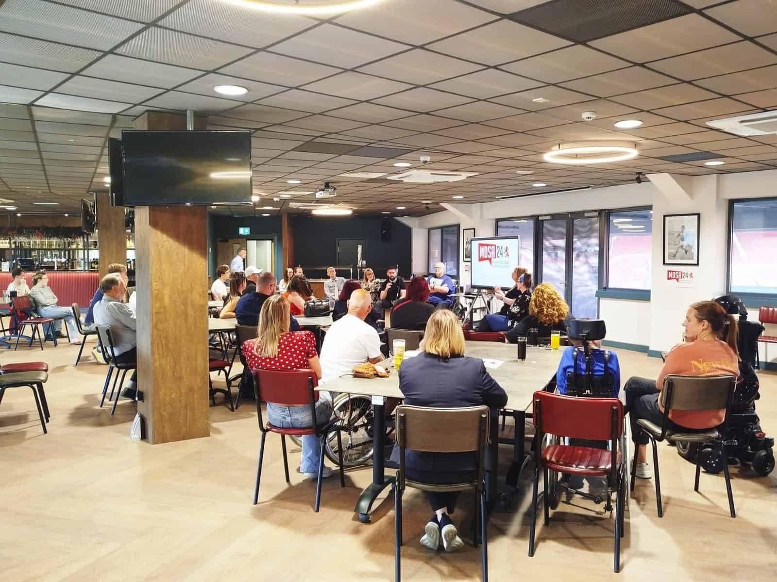 People attending the first MDSA24 AGM