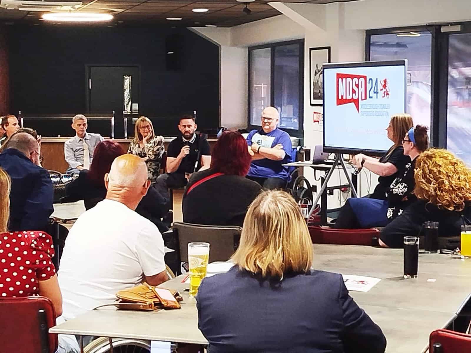 People attending the first MDSA24 AGM
